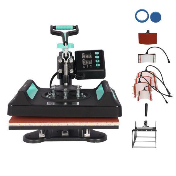 30 x 38cm 8 in One Heat Press, Digital Heat Transfer Machine