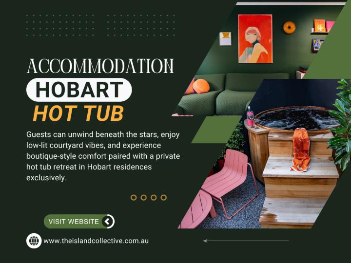 Accommodation Hobart hot tub