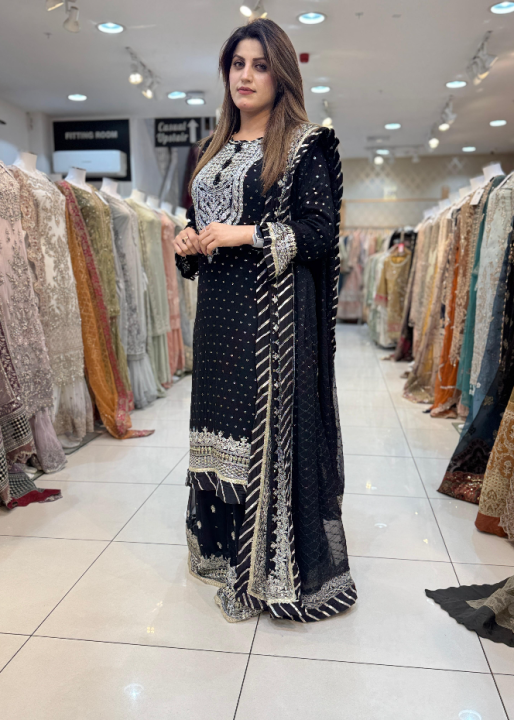 Black - Chiffon 2024 Latest Collection || JORA JUNCTION