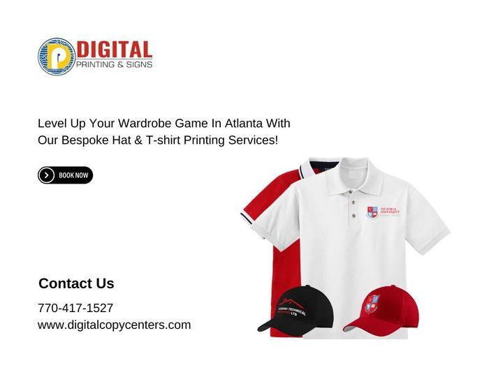 Custom Hat &amp;amp;amp;amp;amp;amp;amp; T Shirt Printing Atlanta, GA