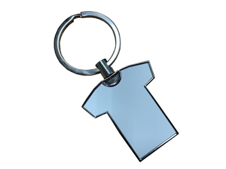 Sublimation Blank T-Shirt Shaped Metal Keyring