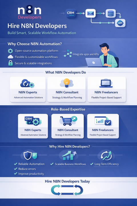 Hire N8N Developers | N8N developers