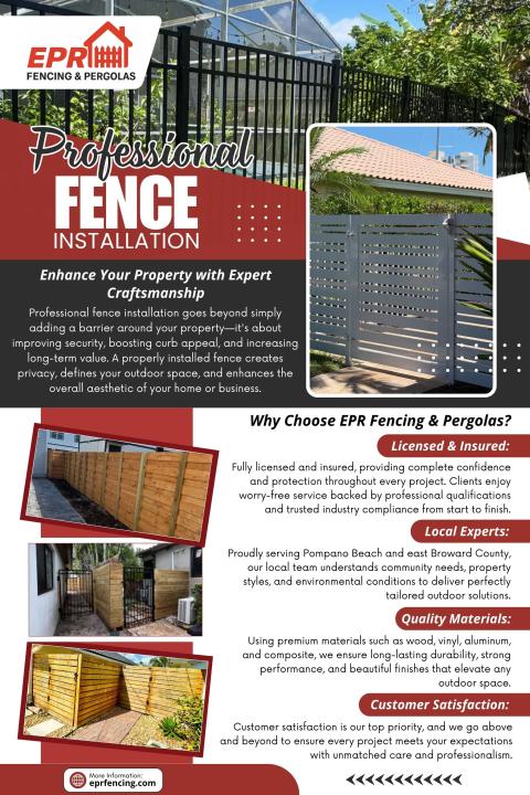 Professional Fence Installation