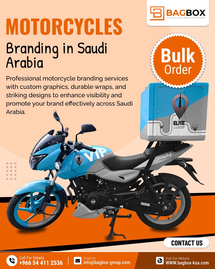 Motorcycles Branding in Saudi Arabia