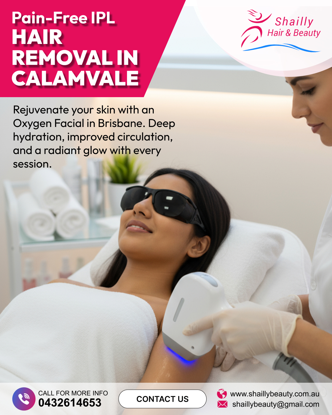Pain free IPL Hair removal in BROWNS PLAINS