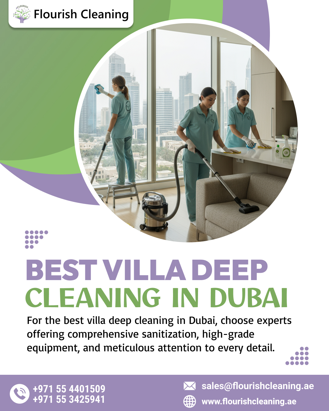 Best Villa Deep Cleaning in Dubai