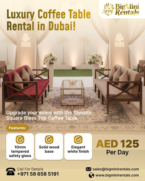 Coffee Tables on Rent in Dubai