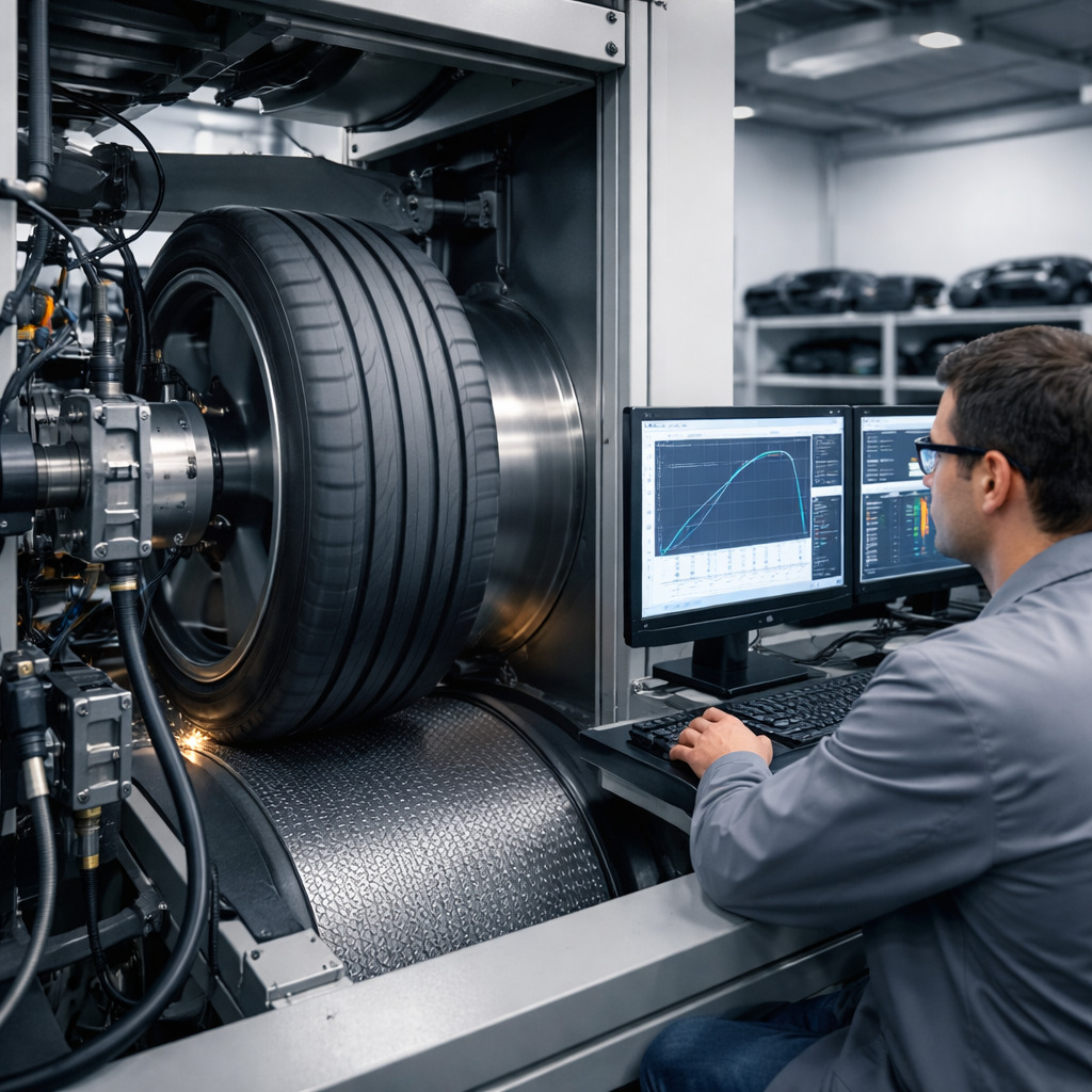 Tyre testing lab
