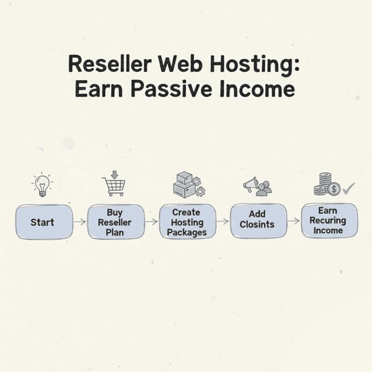 Reseller hosting process