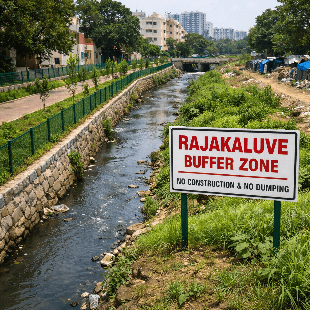 rajakaluve buffer zone bangalore