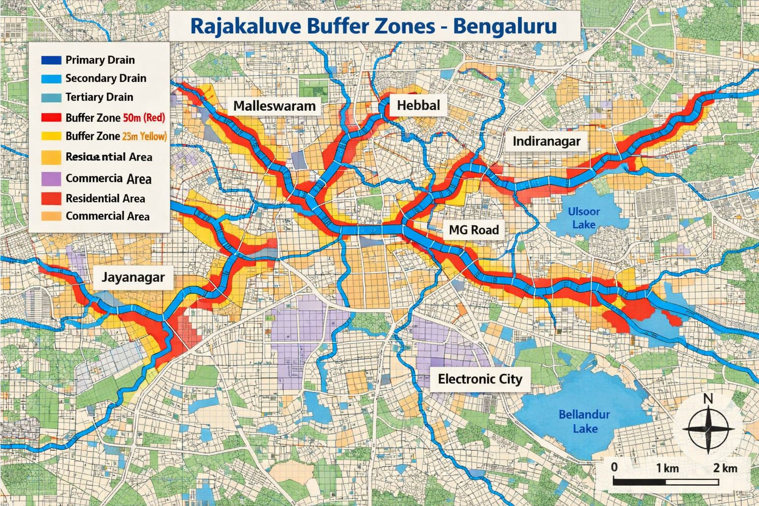 rajakaluve buffer zone bangalore
