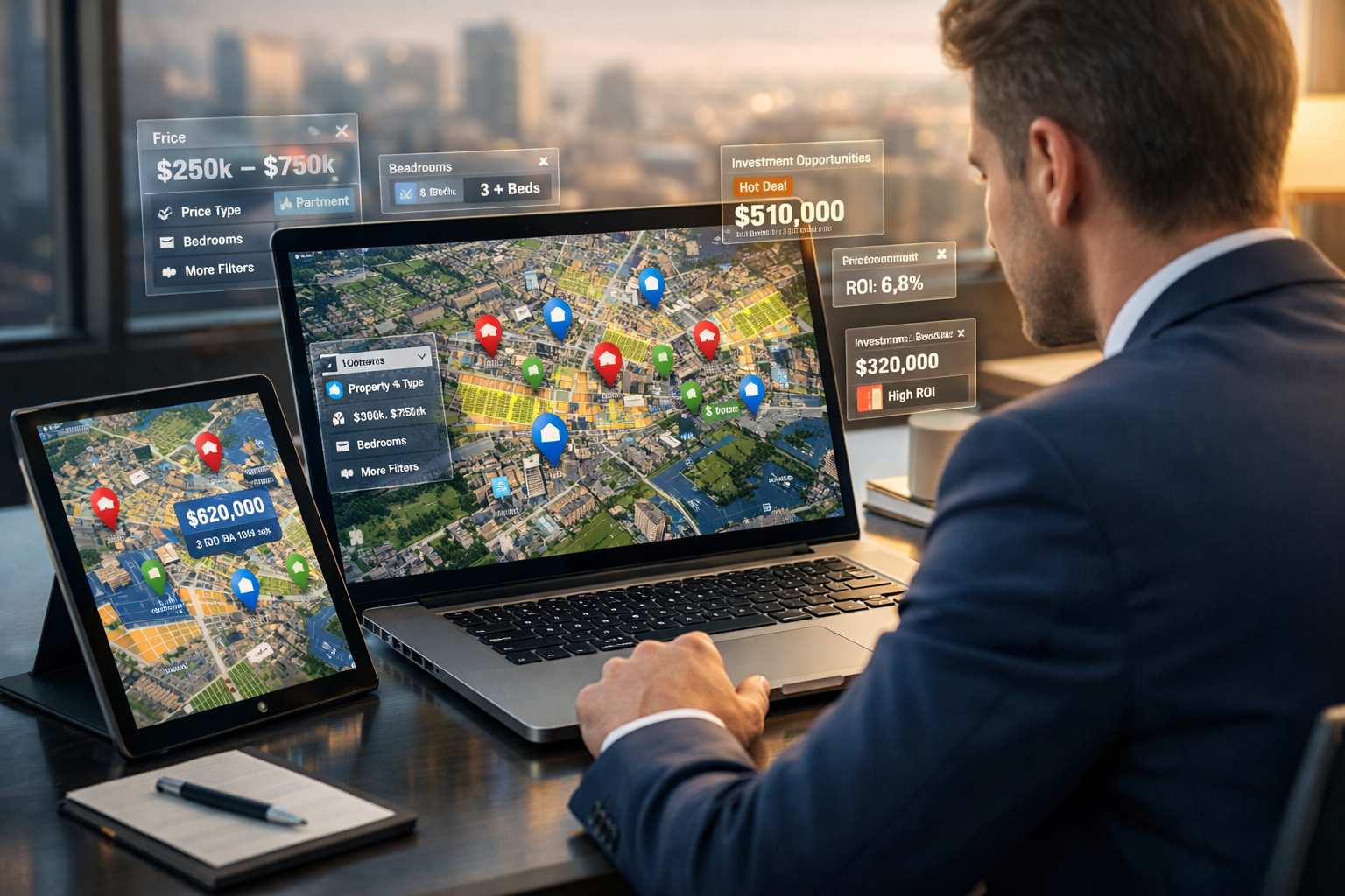 Map based property search​